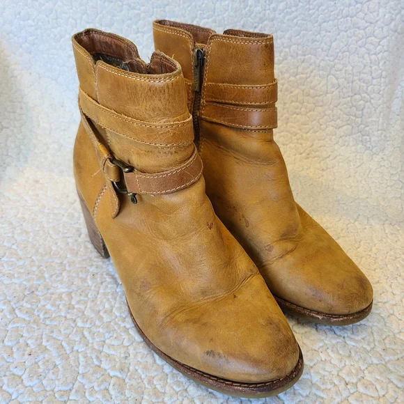 Sperry - Logo - Top-Sider tan leather ankle boots - Picture 3 of 13